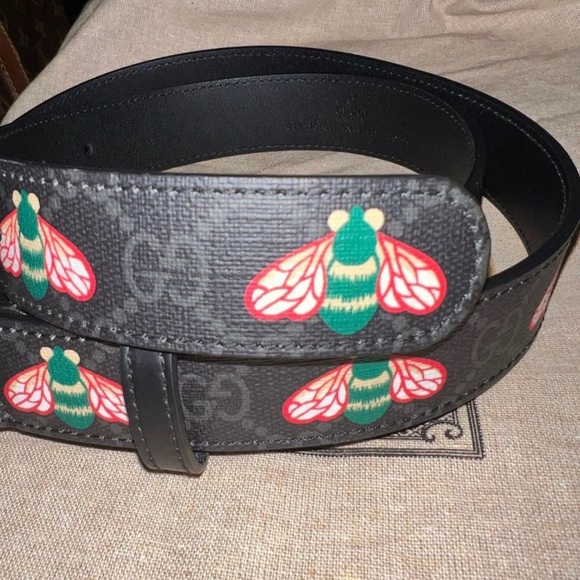 GG Marmont 414516 thin belt with bees  Size 95-38 - Picture 8 of 9